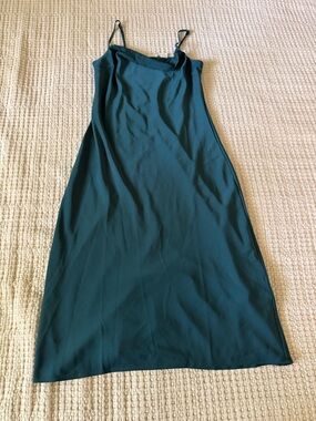 Levi's Teal Slip Dress with Spaghetti Straps